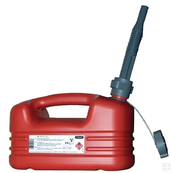 Tanica rossa per carburante 5 L