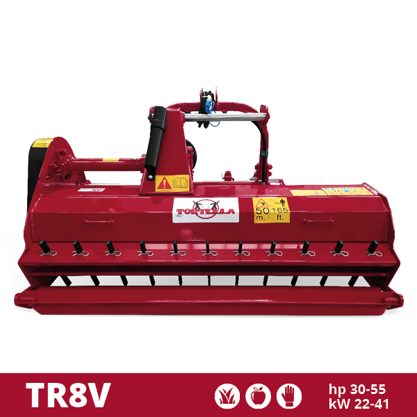 TORTELLA TRINCIA A SPOSTAMENTO LATERALE IDRAULICO MOD. T8S-160