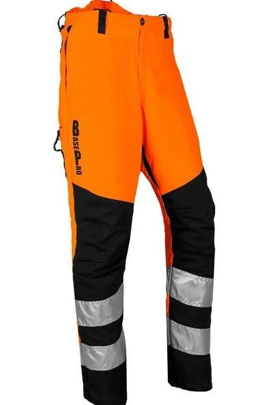 Pantaloni antitaglio, alta visibilità, arancioni
