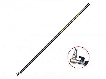 Asta fissa  carbon light in fibra Lisam mt. 1,50