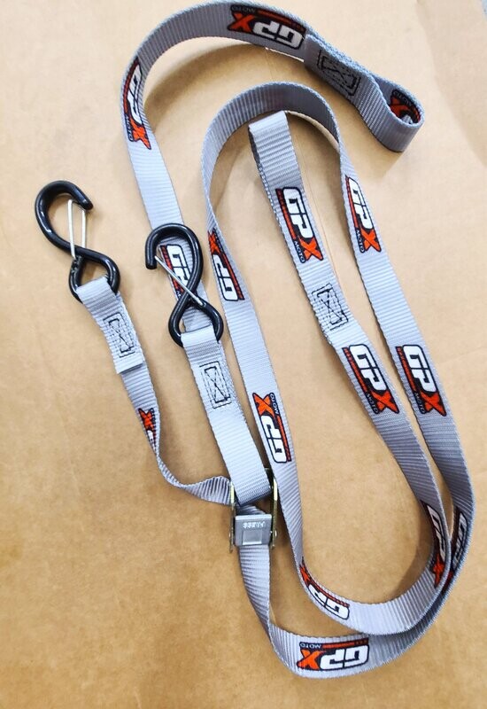 GPX 1 INCH CAM BUCKLE TIE-DOWN STRAPS (Pair)