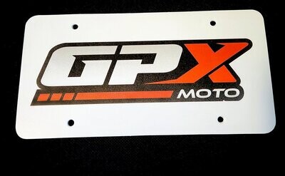 GPX LICENSE PLATE