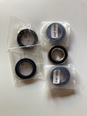 Rear Wheel Bearing Kit for full size GPX Machines. Includes (3) Bearings & (2) seals.
