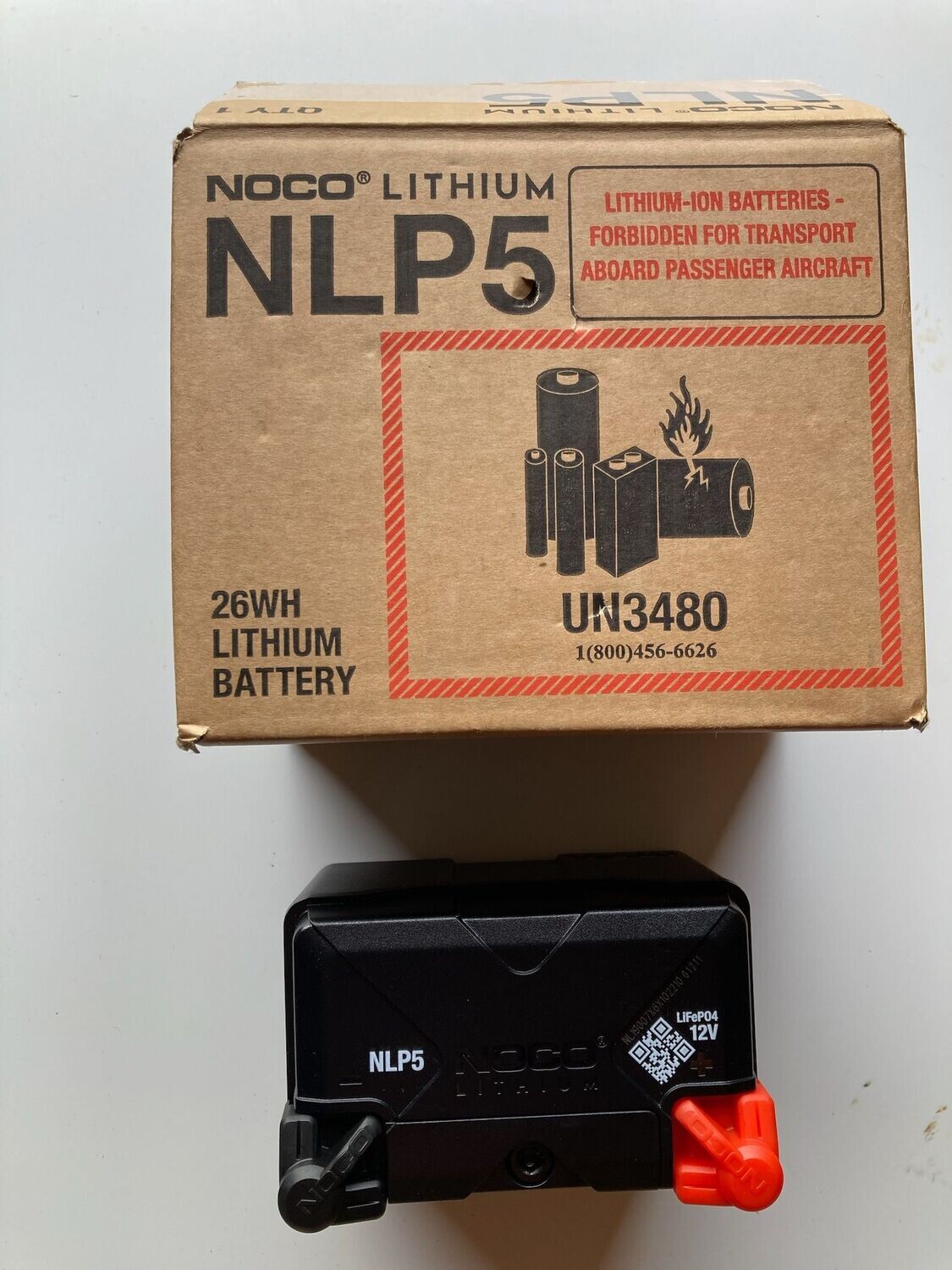 Noco Group 5 Lithium Battery 250 CCA, fits all full size TSE/FSE Models