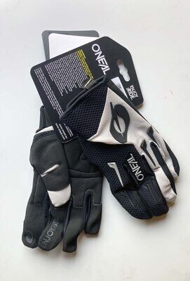 O'Neal Element Gloves Gray / Black, Padded Reinforced Palms!! - Medium (9)
