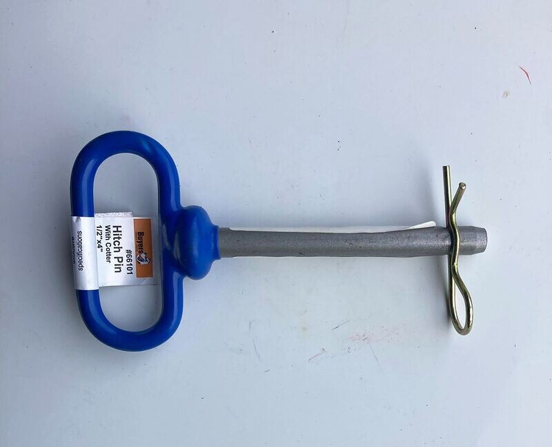 1/2" x 4" Hitch Pin with Hairpin Clip
