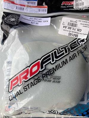 Pro Filter premium 2 Stage air filter for all full size GPX machines.