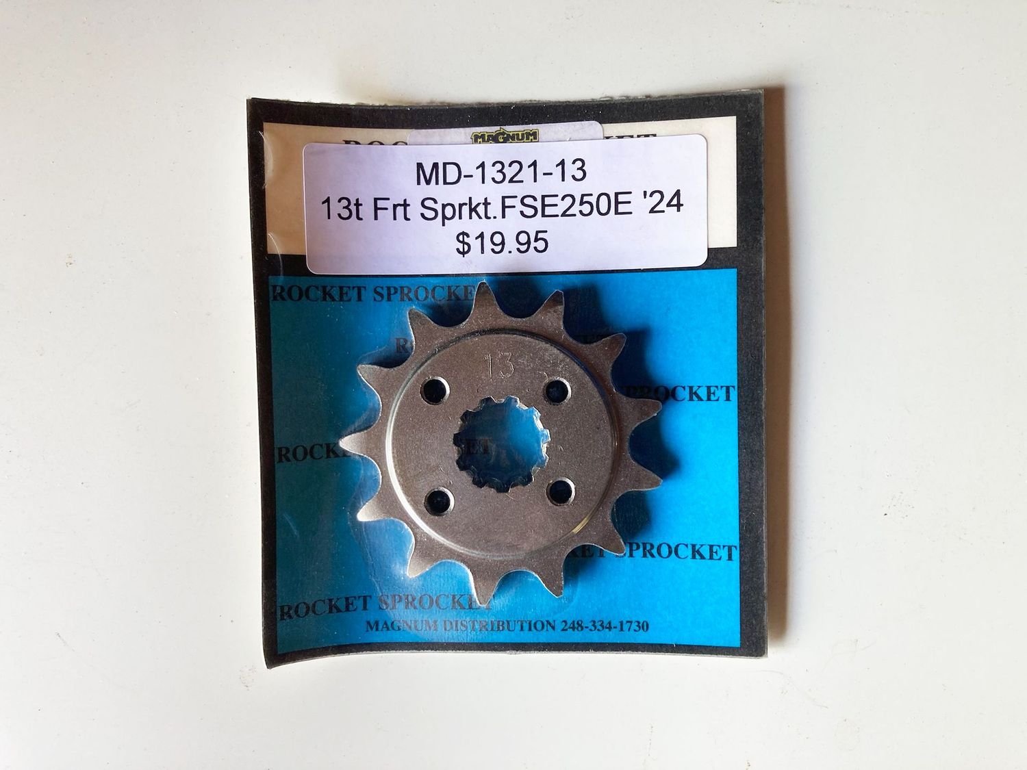 thumbnail image 2 of Factory Spec 13 Tooth Front Steel Sprocket – Fits Honda CRF250R & CRF250X (2004-2017) 2 of 4
