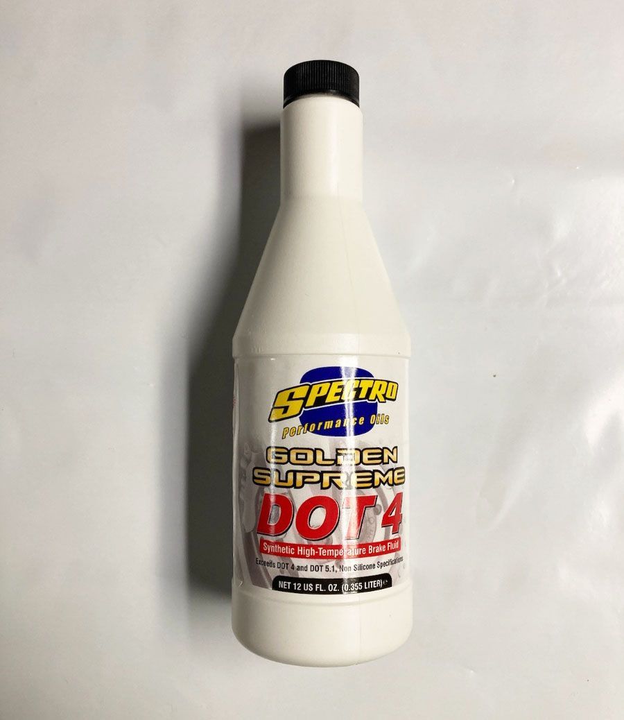 Spectro Golden Supreme DOT4 brake fluid.