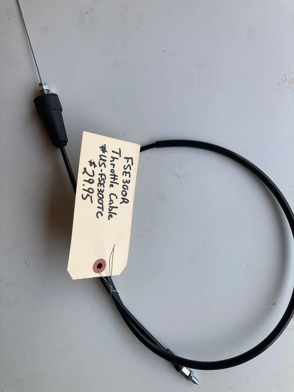 Throttle Cable for FSE300R, All Years. Throttle Cable for FSE300R, All Years.