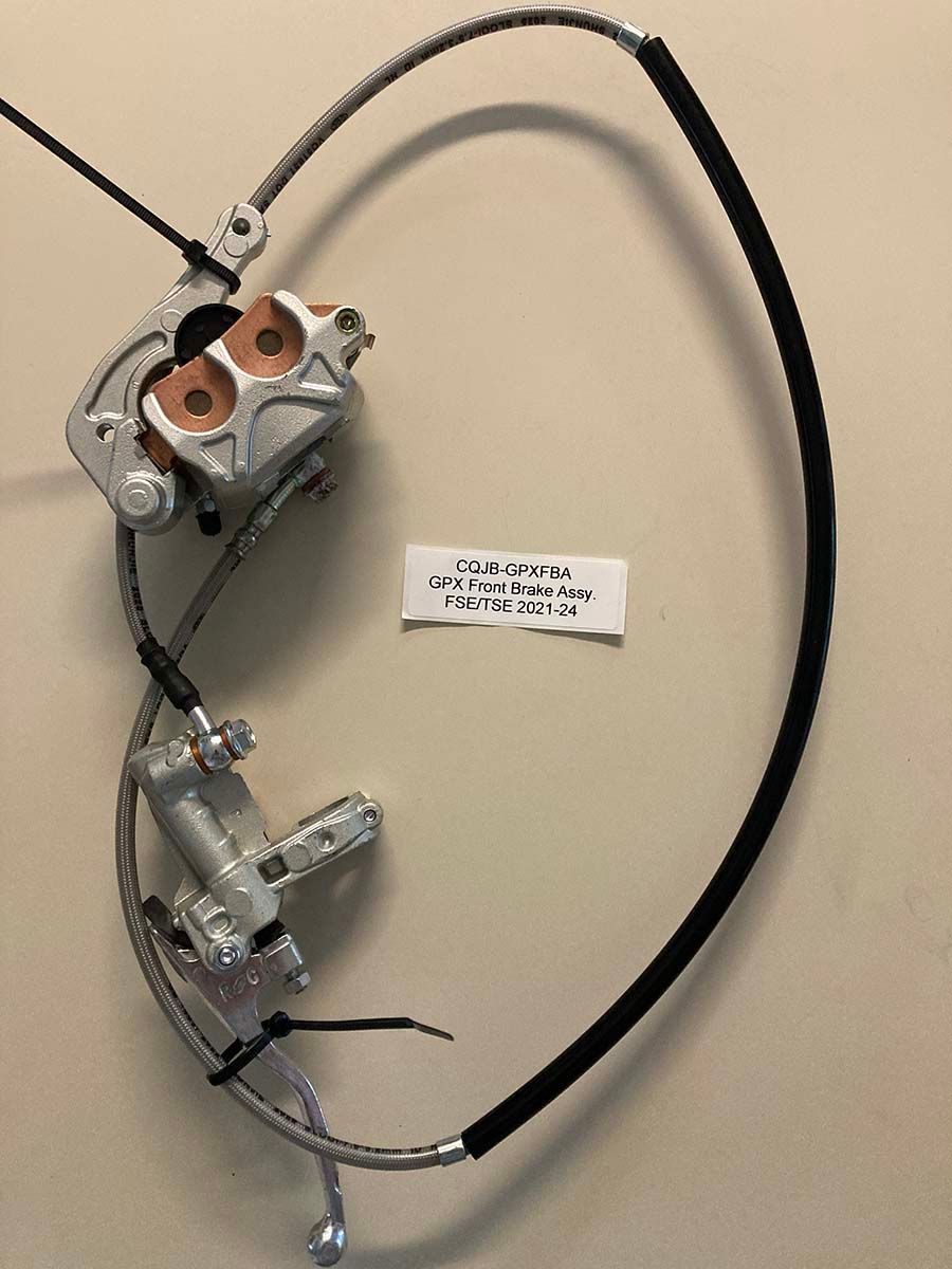Complete Front Brake Assembly for 2021-24 full size TSE/FSE models.
