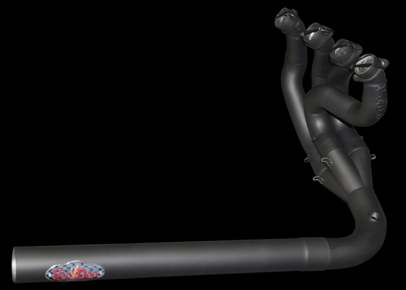 Exhaust Pipes # VSESCZX14K6B PRODUCT DETAILS Brand: VooDoo Color: Black  BIKE FITMENT Kawasaki: Ninja ZX-14 | ZX1400 | 2006-2023