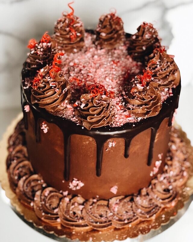 Chocolate Peppermint Cake