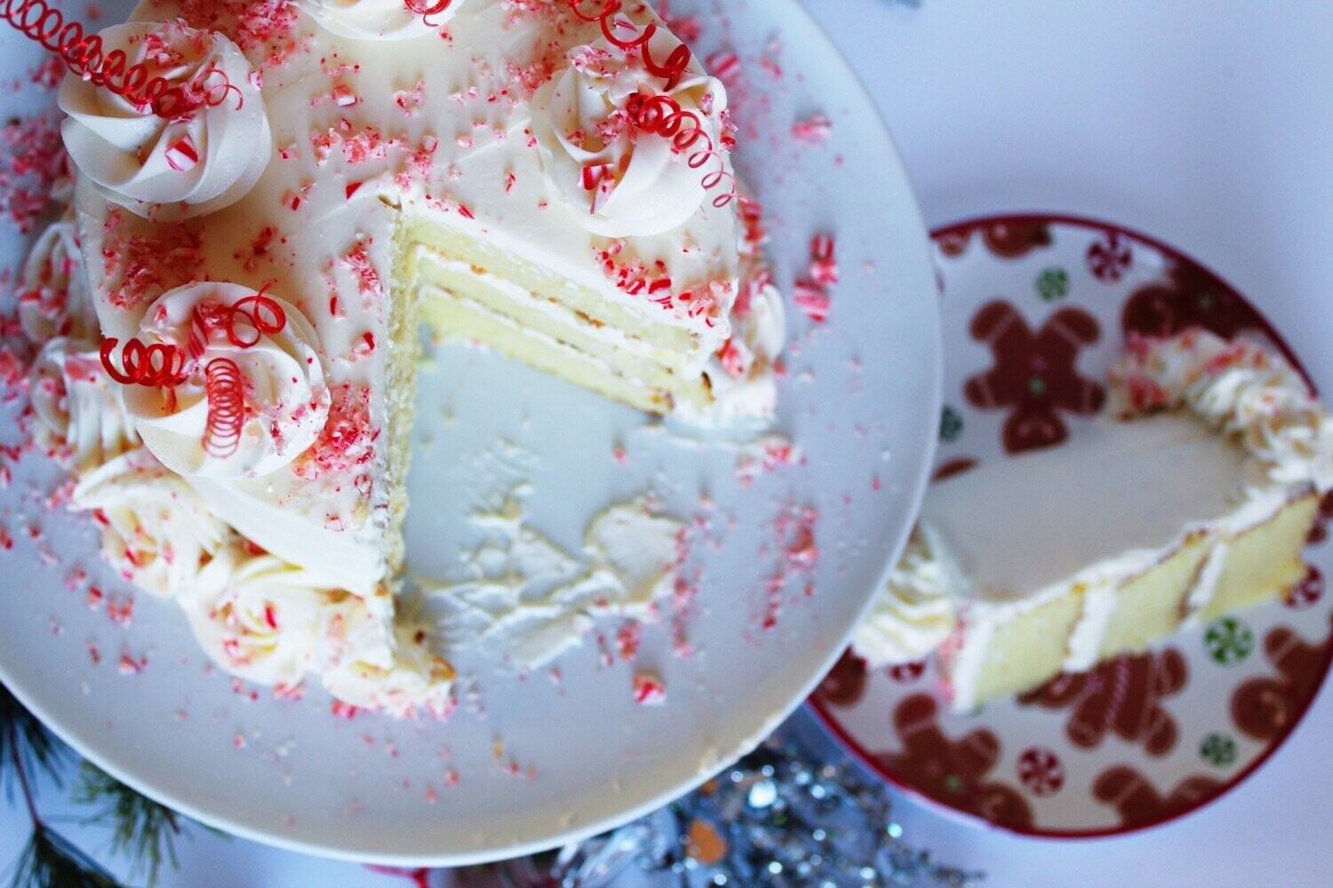 White Chocolate Peppermint Cake White Chocolate Peppermint Cake
