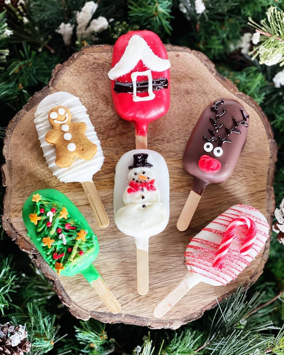 Christmas Cakesicles Christmas Cakesicles