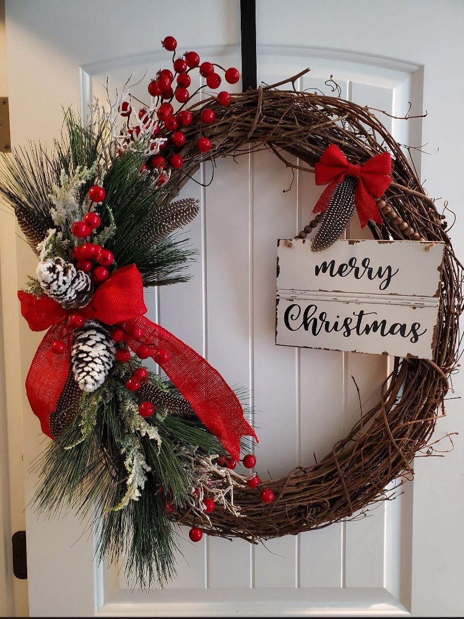 11/23/2025 Winter Grapevine Wreath at Tande Thai - The Colony, TX - 3 p.m.!