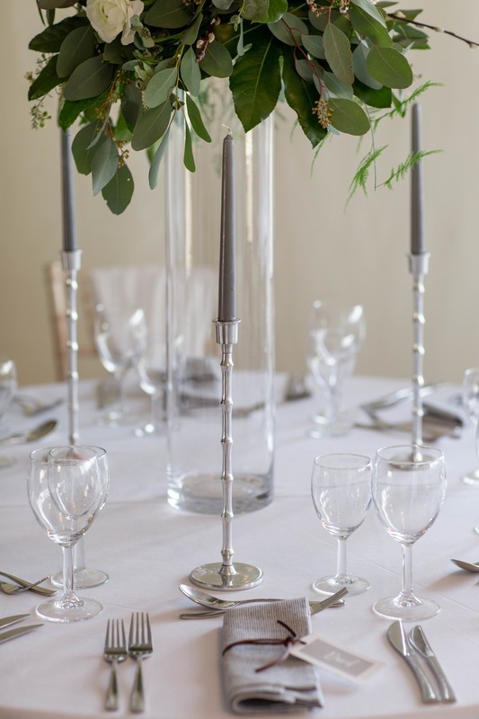 Silver candlestick