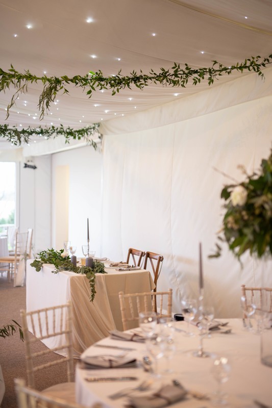 Foliage ceiling garlands