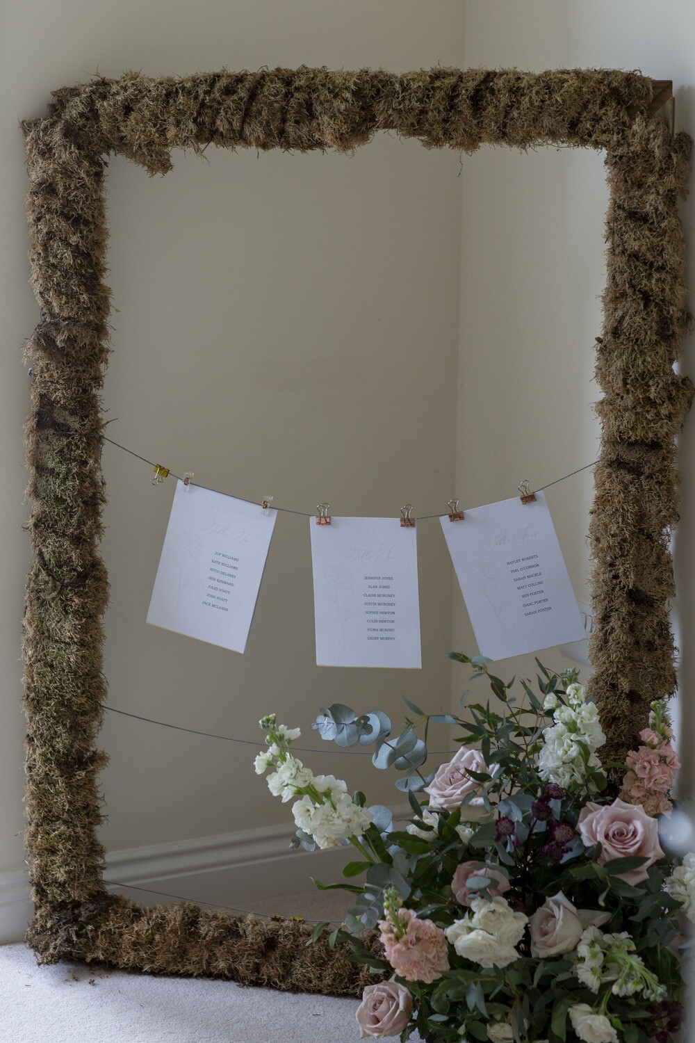 Mossed frame