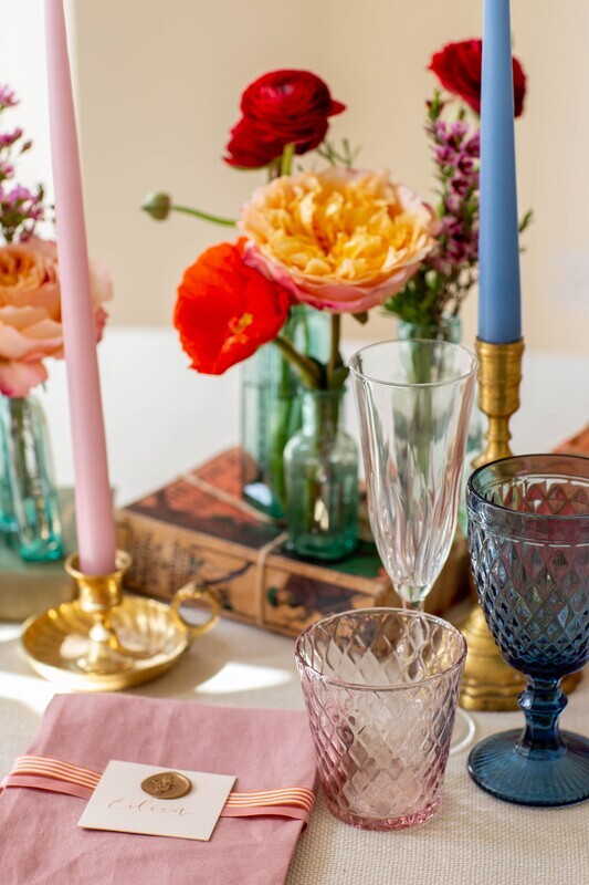 Vintage Champagne flute