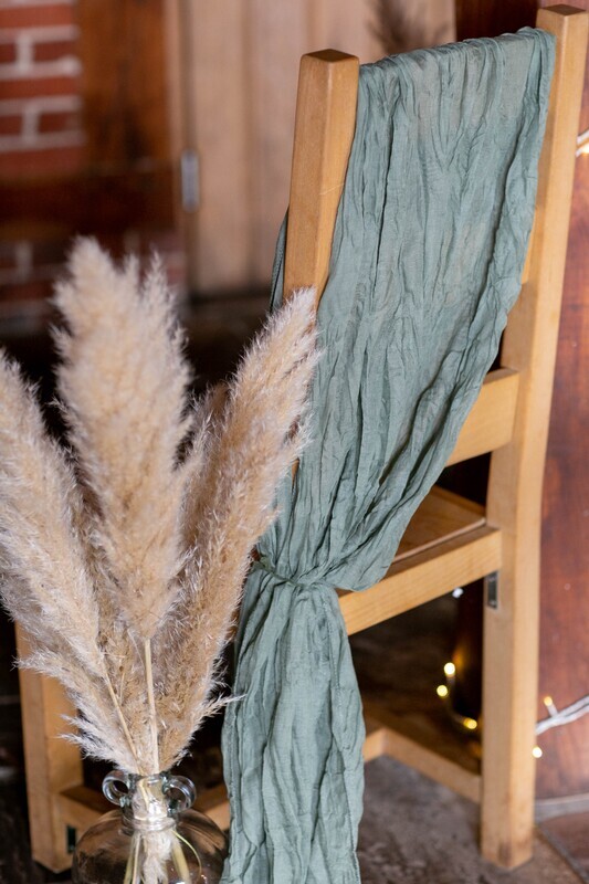 Chair decor / aisle end chairs