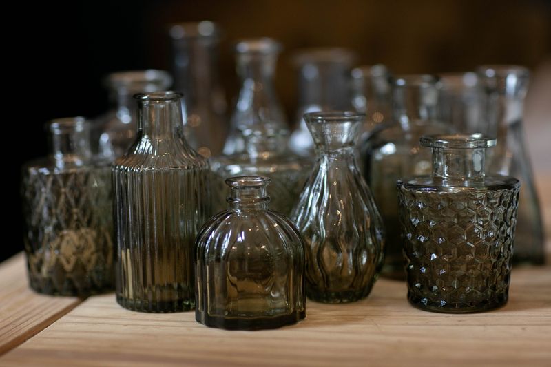 Glass vase set