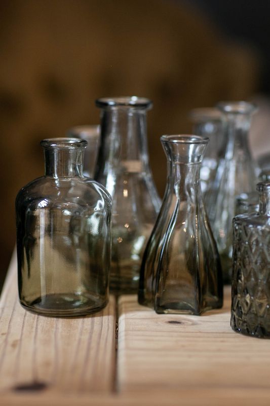 Glass vase set