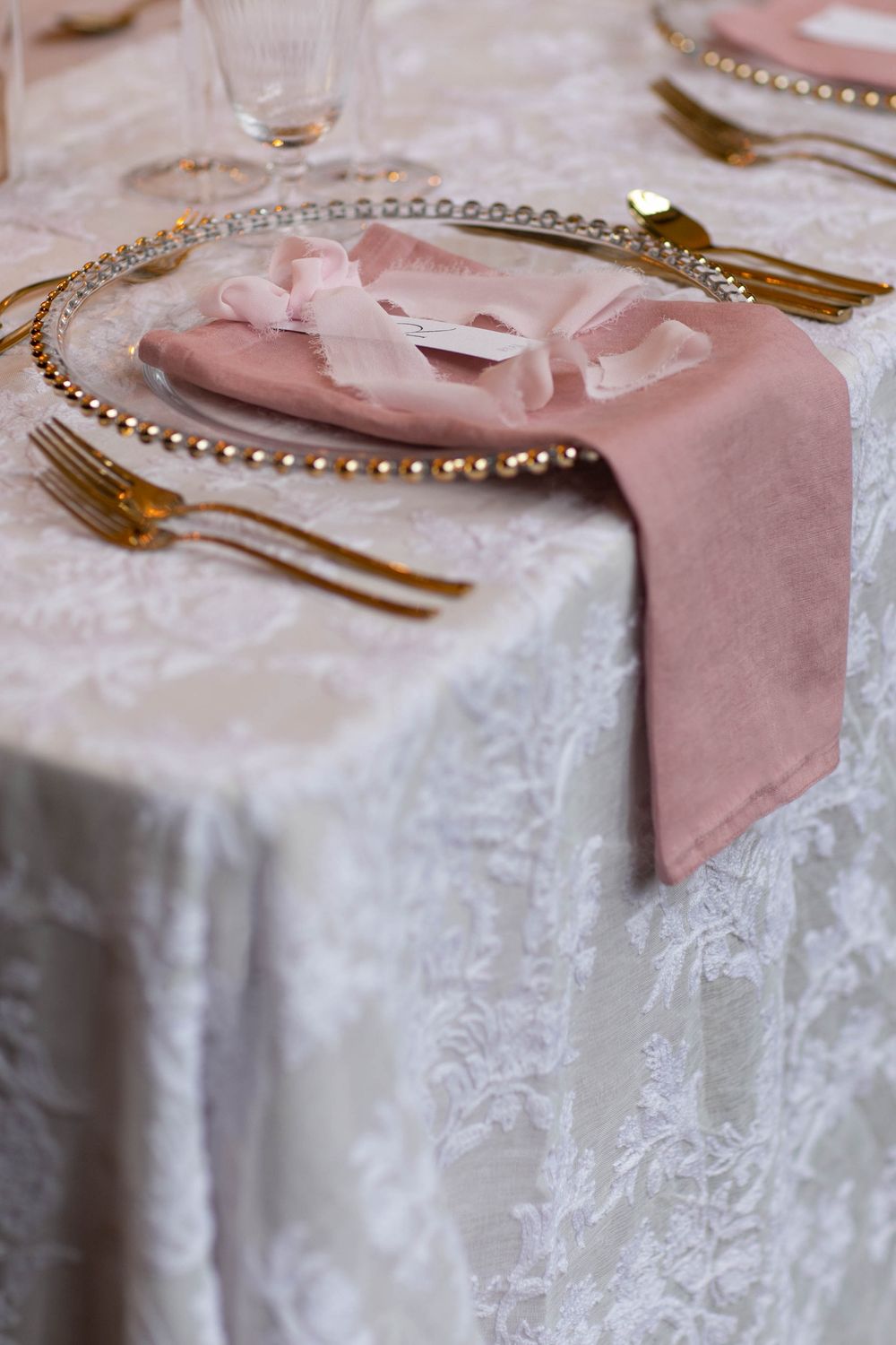 Embroidered overlay