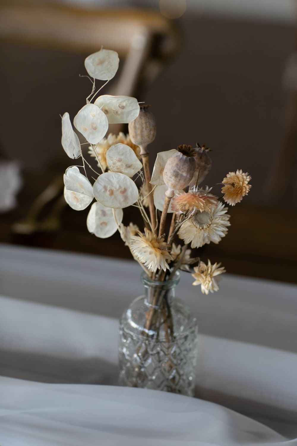 Dried floral jars