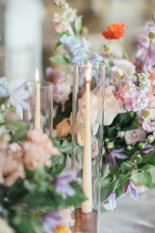 Glass Candle Covers with glass candle Holders