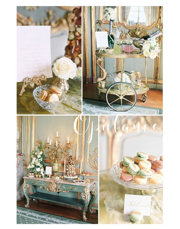 Antique Gold trolley