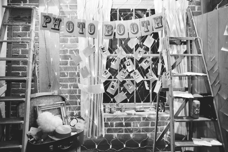 Rustic photo area