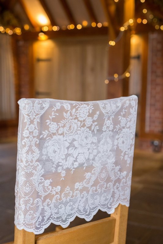 Lace chair hood