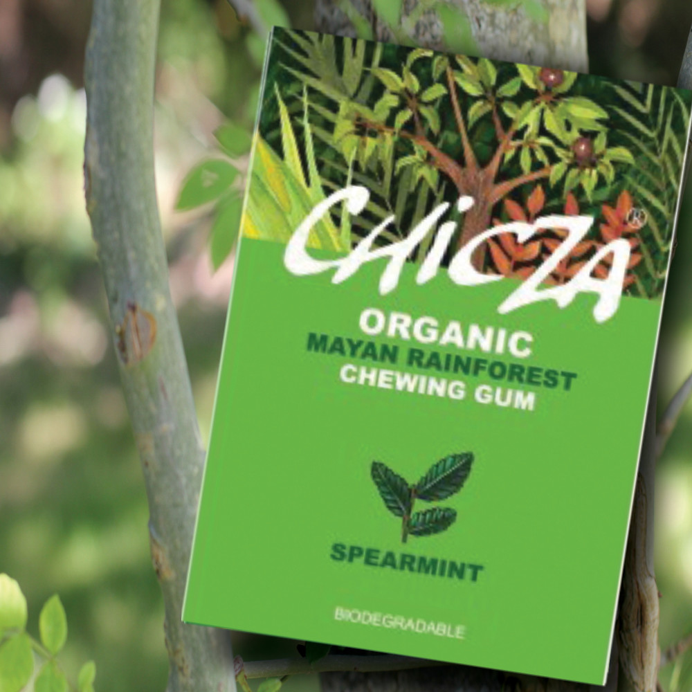 Chicza Organic Rainforest Chewing Gum - Spearmint