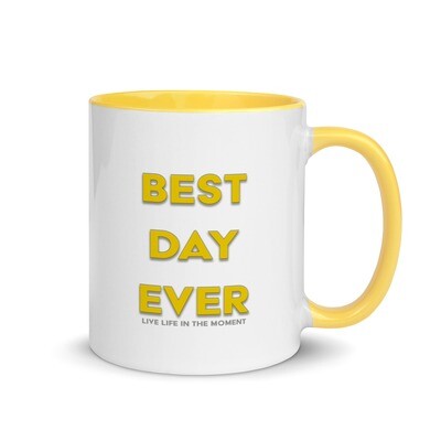 Bold Best Day Ever Color Mug