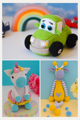 Hand Knitted Crochet Toys
