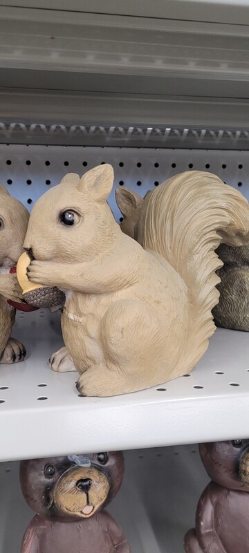 Squirrel statue