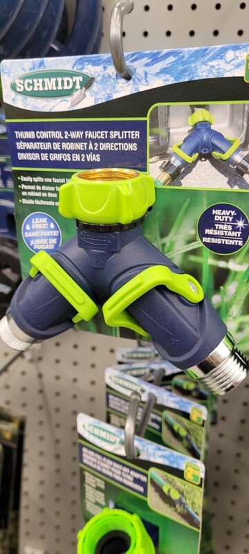 Shut off valve dual connection