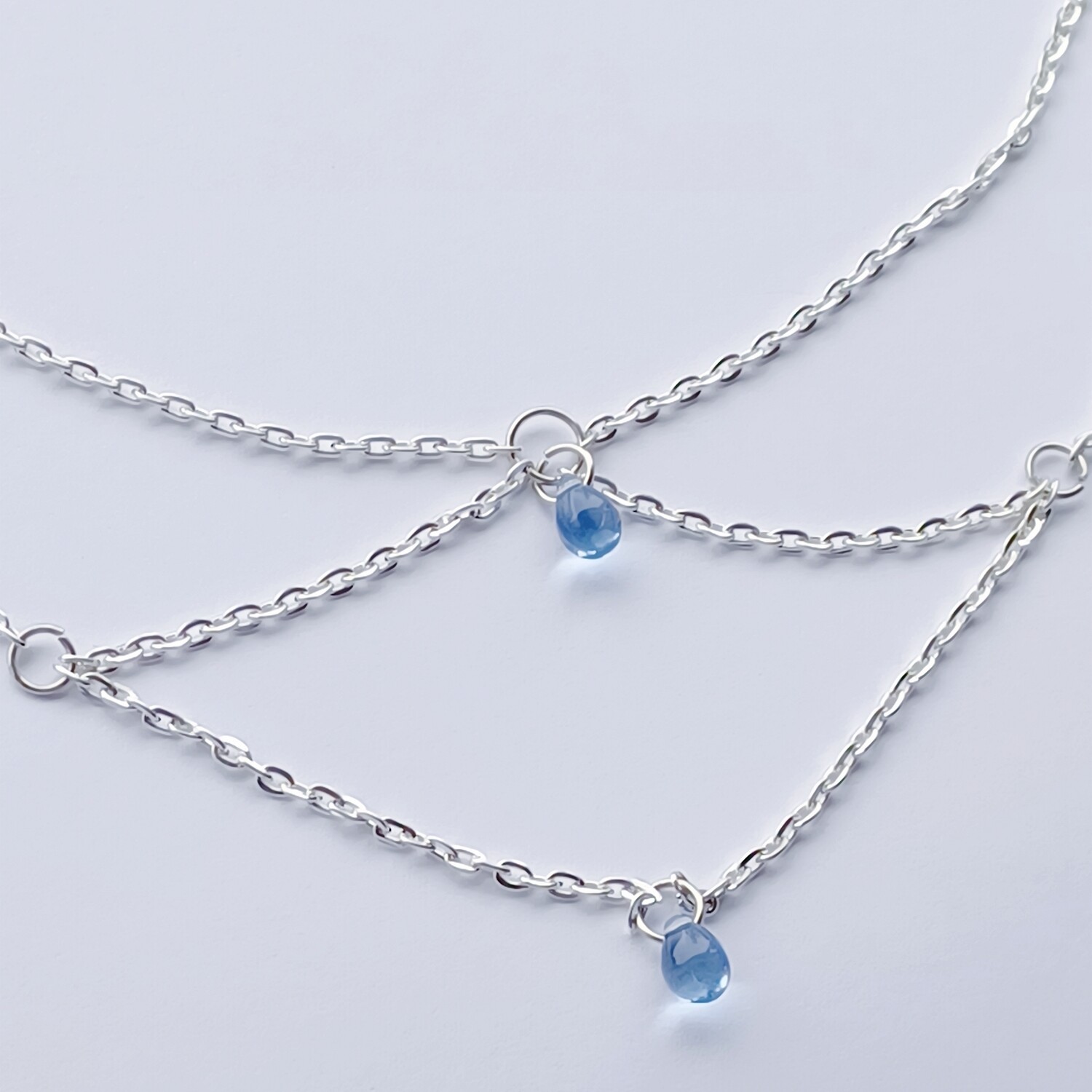 Waterdrop layered Necklace