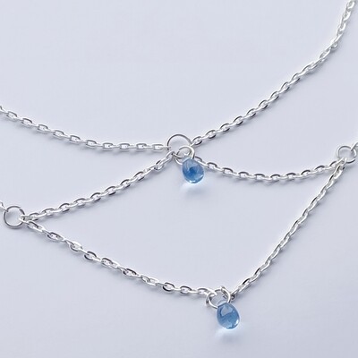 Waterdrop layered Necklace