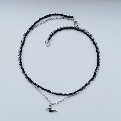 Layered Bead Chain Necklace
