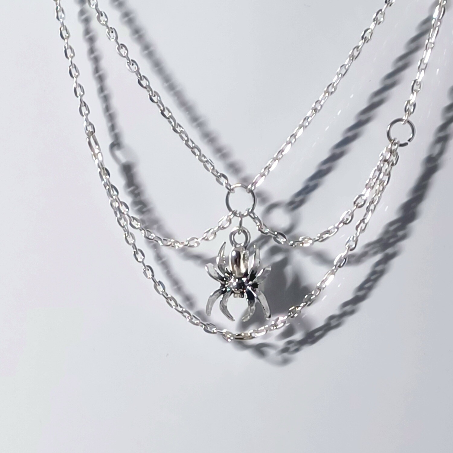 Spiderweb layered Necklace