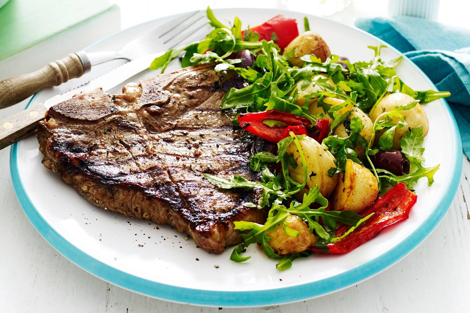 T-Bone Steak with side
