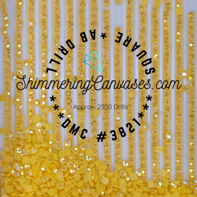 Square AB Drills DMC #3821-Straw