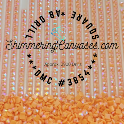 Square AB Drills DMC #3854-Autumn Gold, Med