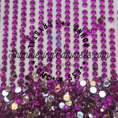 Round Crystal Drills DMC #553�Violet