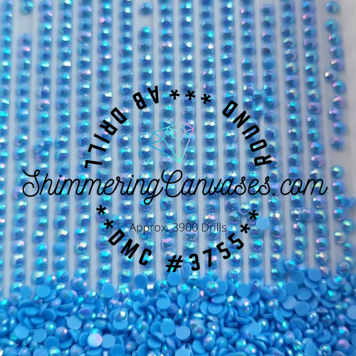 Round AB DMC #3755- Baby Blue