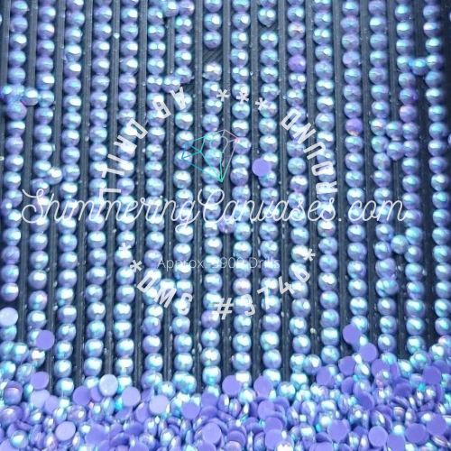 Round AB DMC #3746- Blue Violet, Dark