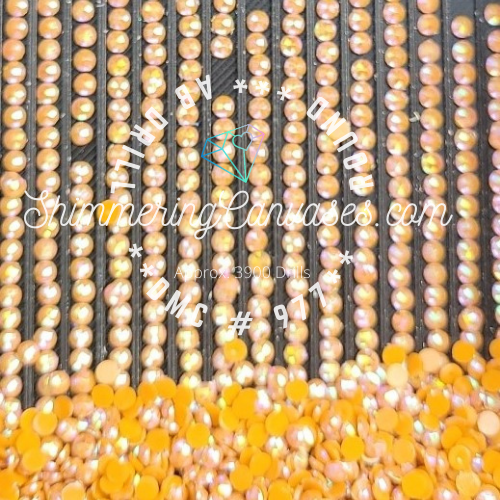 Round AB DMC #977-Golden Brown, Light