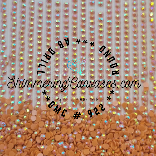 Round AB DMC #922- Copper, Light